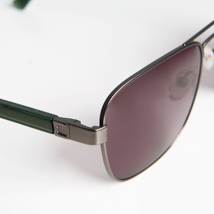 Bruno Magli Sole Aviator Sunglasses - Gunmetal