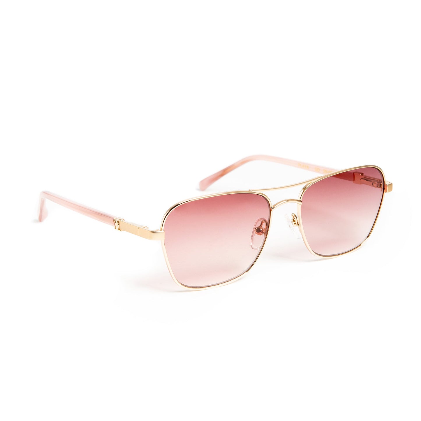 Bruno Magli Playa Aviator Sunglasses - Gold