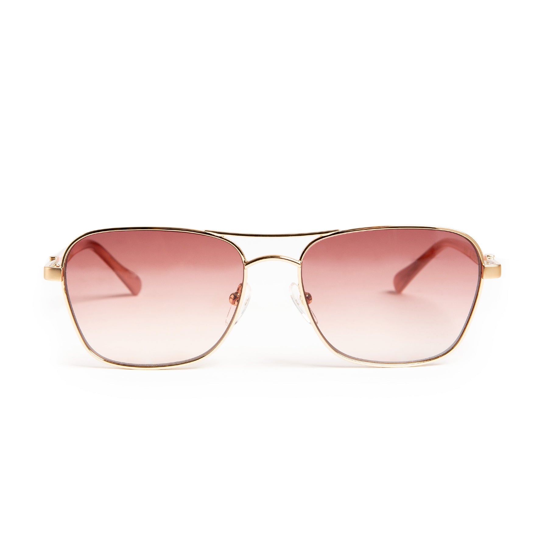 Bruno Magli Playa Aviator Sunglasses - Gold
