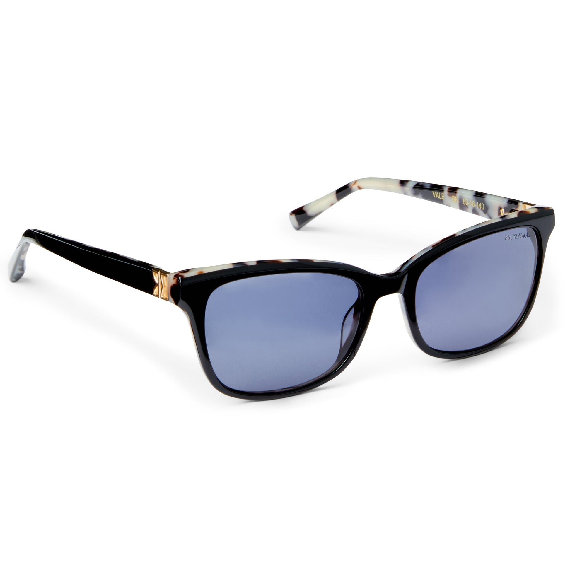 Bruno Magli Vales Women's Limited Edition Cat-eye Sunglasses Black