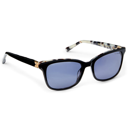 Bruno Magli Vales Women's Limited Edition Cat-eye Sunglasses Black