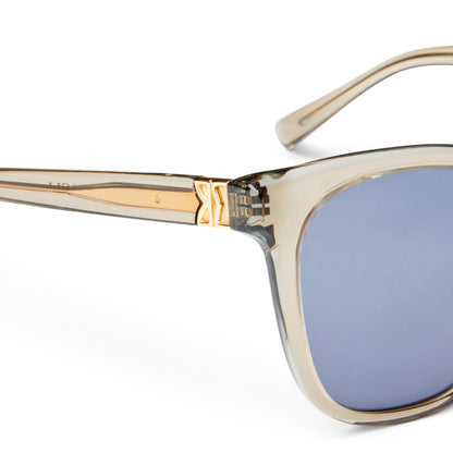 Bruno Magli Monas Limited Edition Women's Oversized sunglasses Crystal Nude