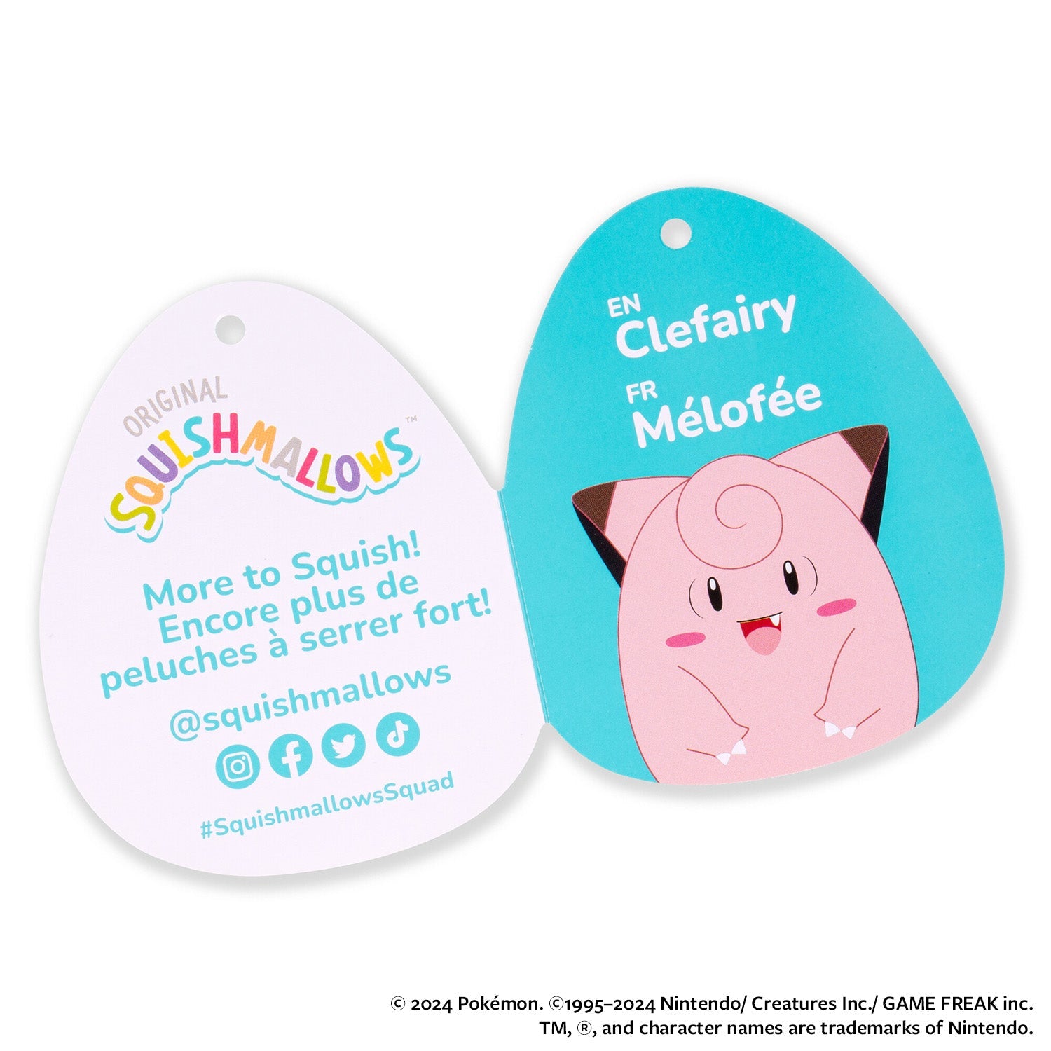 Pokemon 20-Inch Clefairy | Jazwares / Squishmallows   Category