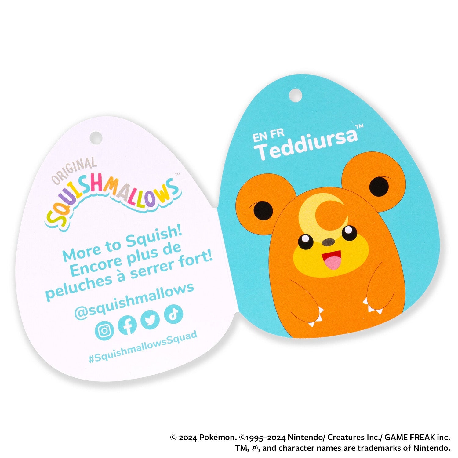 Pokémon 20-Inch Teddiursa | Jazwares / Squishmallows   Category