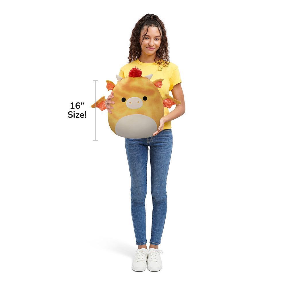Squishmallows 16" Dieric the Yellow Dragon | Jazwares / Squishmallows   Category|  Squad