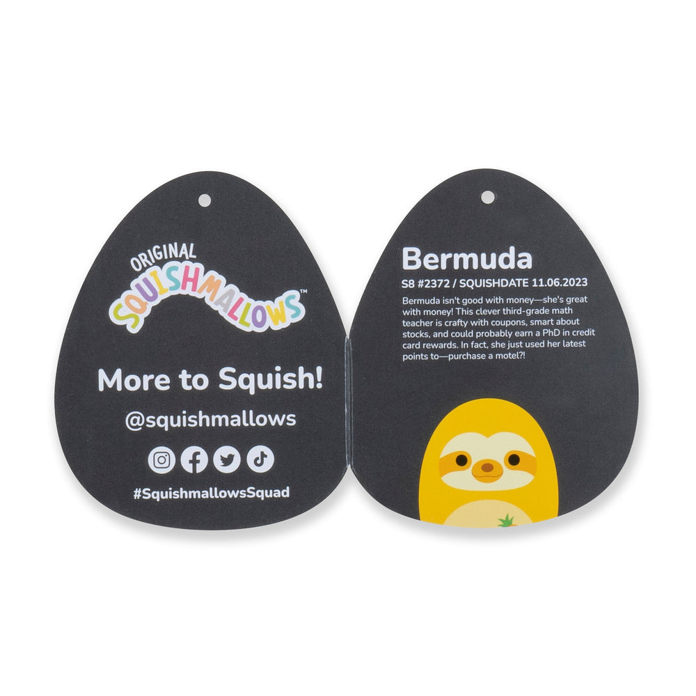 Squishmallows 8" Bermuda Pineapple Scented Sloth | Jazwares / Squishmallows   Category
