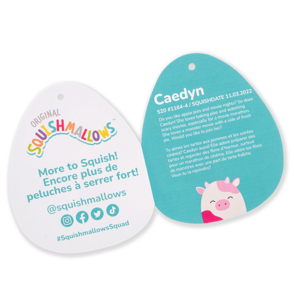 Squishmallows 20" Caedyn the Cream Cow with Pink Spots | Jazwares / Squishmallows   Category|  Squad