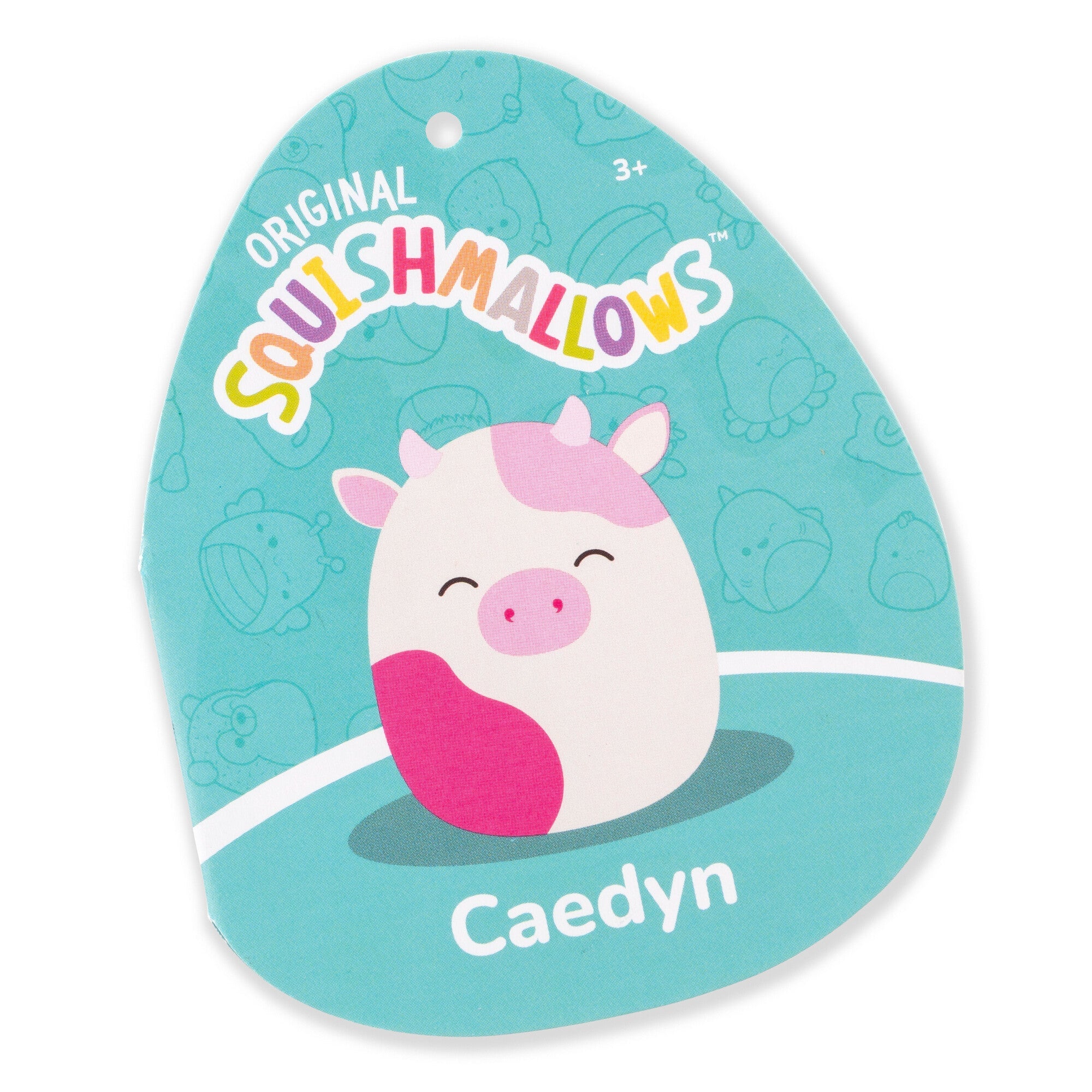 Squishmallows 20" Caedyn the Cream Cow with Pink Spots | Jazwares / Squishmallows   Category|  Squad