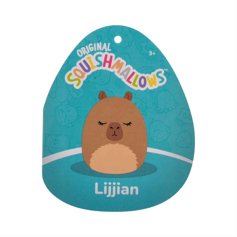 Squishmallows 14" Lijjian the Brown Capybara| Jazwares / Squishmallows   Squad
