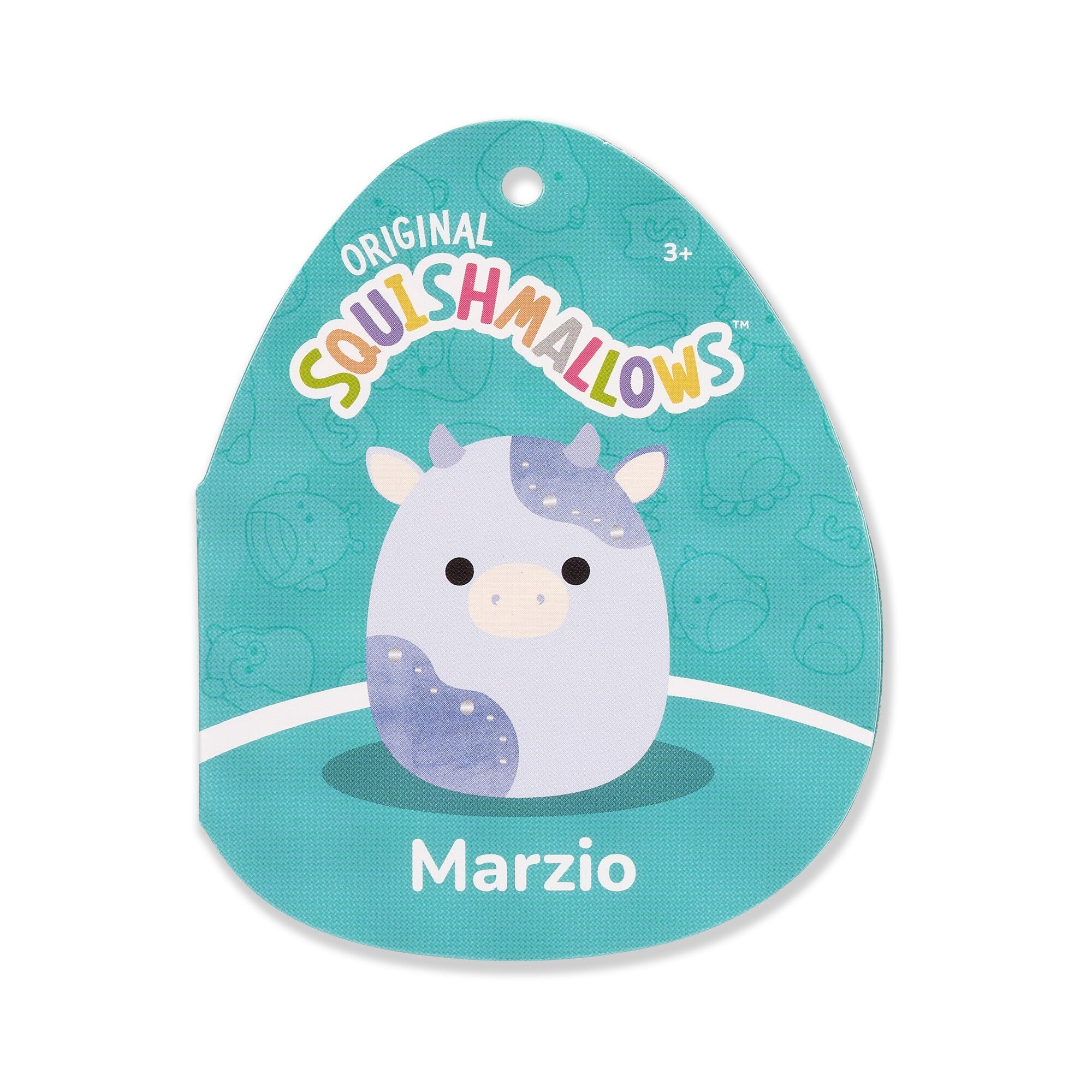 Squishmallows 5" Marzio Light Blue Velvet Cow | Jazwares / Squishmallows   Squad