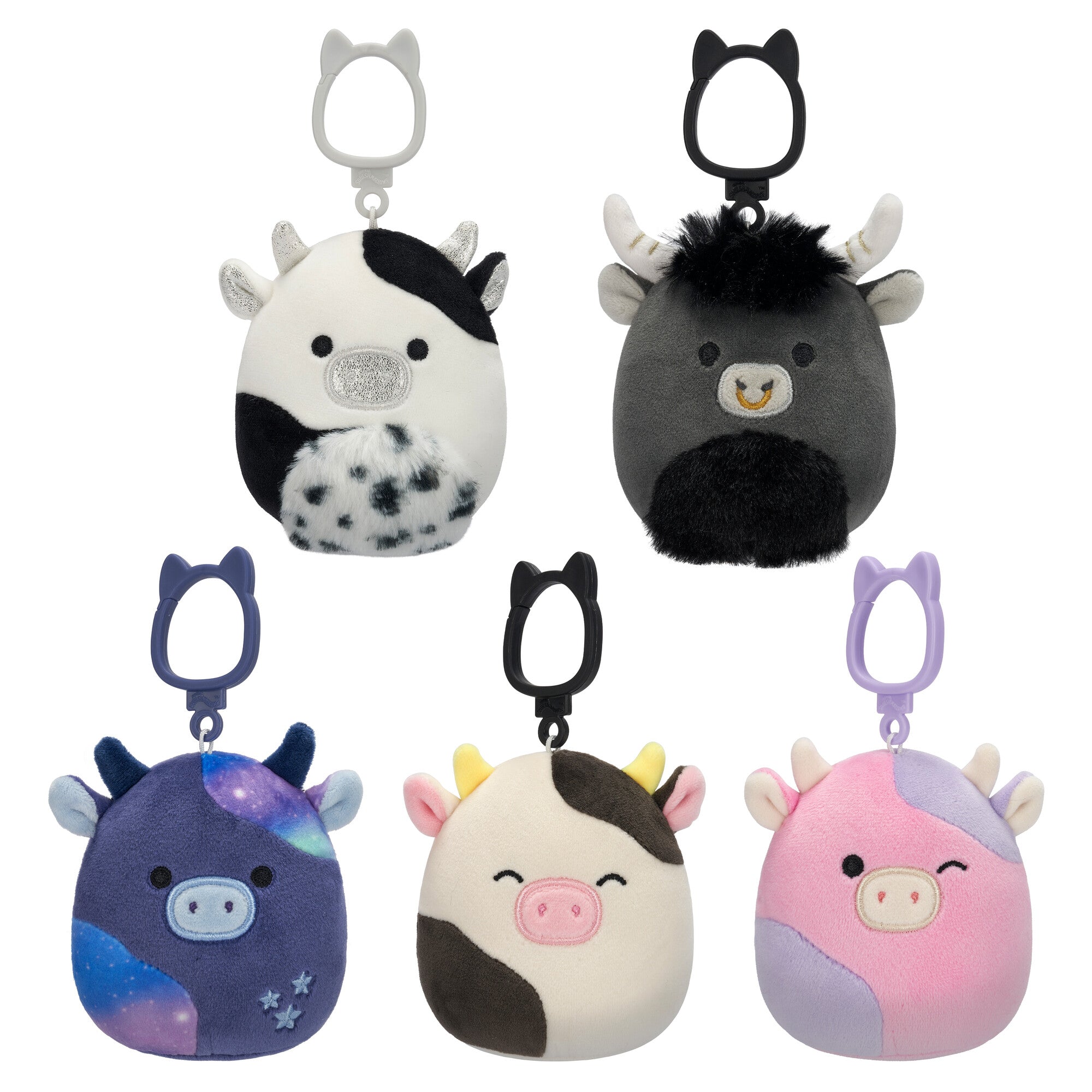 Squishmallows Select Series 3.5-Inch Cow Clip Multipack | Jazwares / Squishmallows   Category