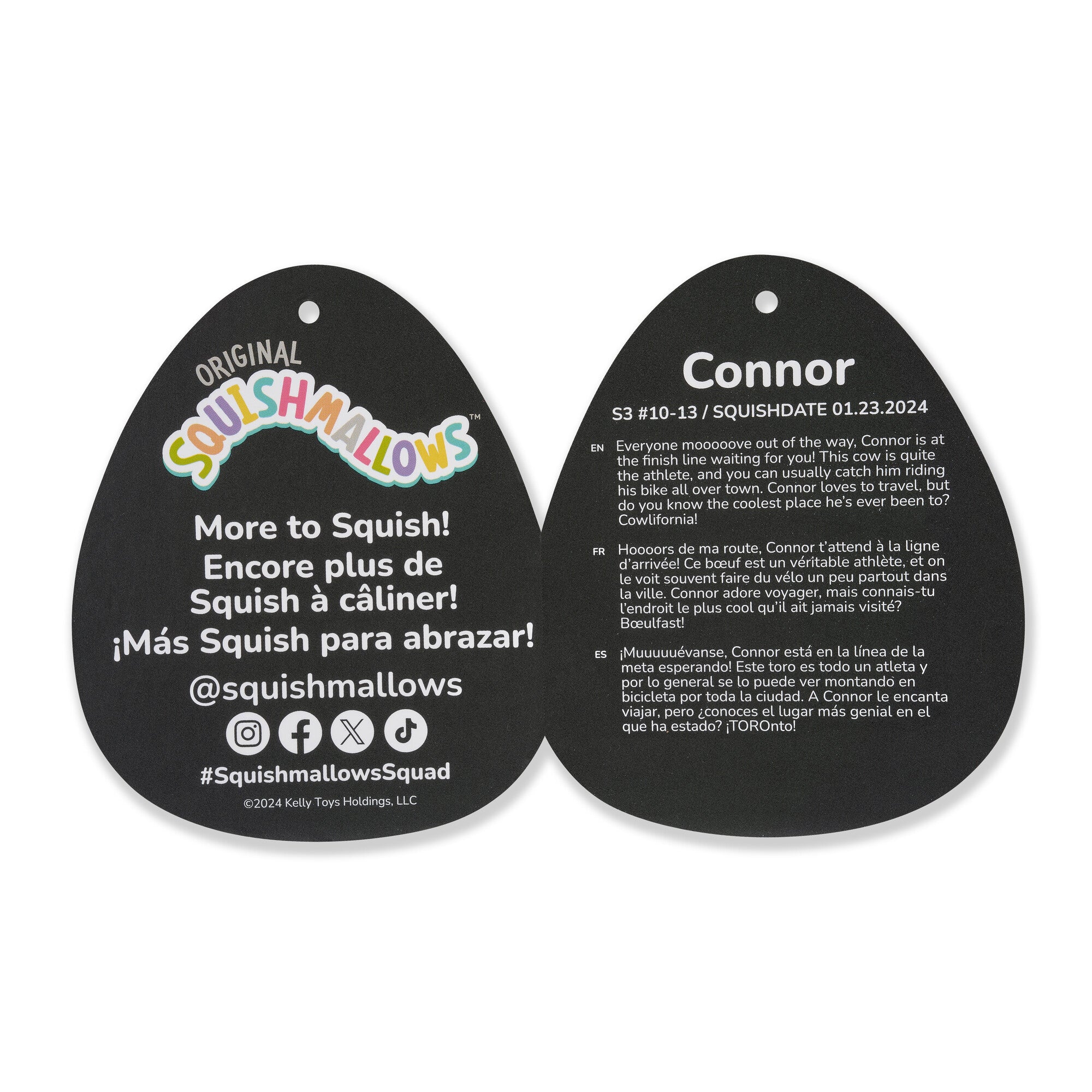 Squishmallows Select Series 3.5-Inch Cow Clip Multipack | Jazwares / Squishmallows   Category