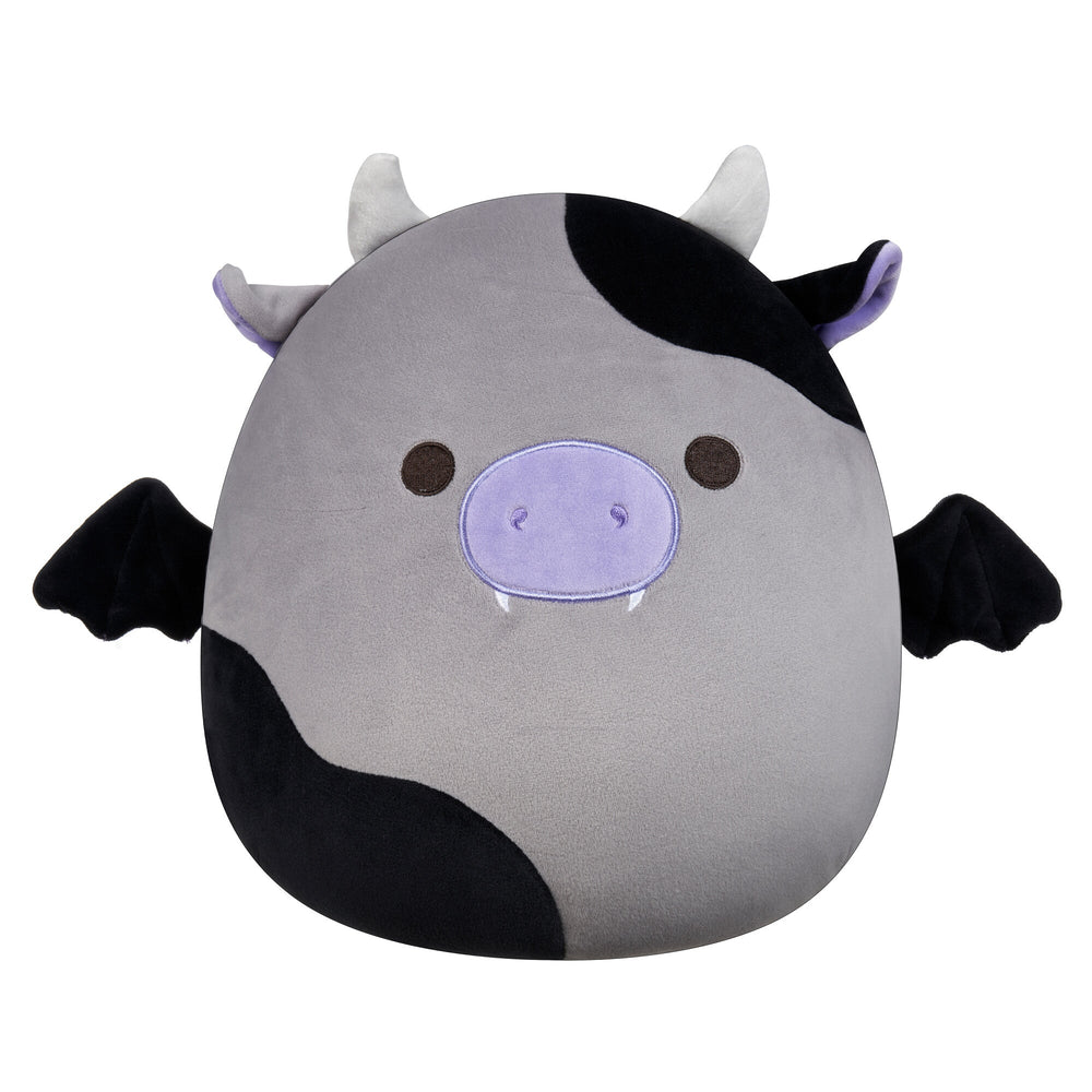 Squishmallows 12" Bridgette the Grey and Black Cow Bat | Jazwares / Squishmallows   Squad