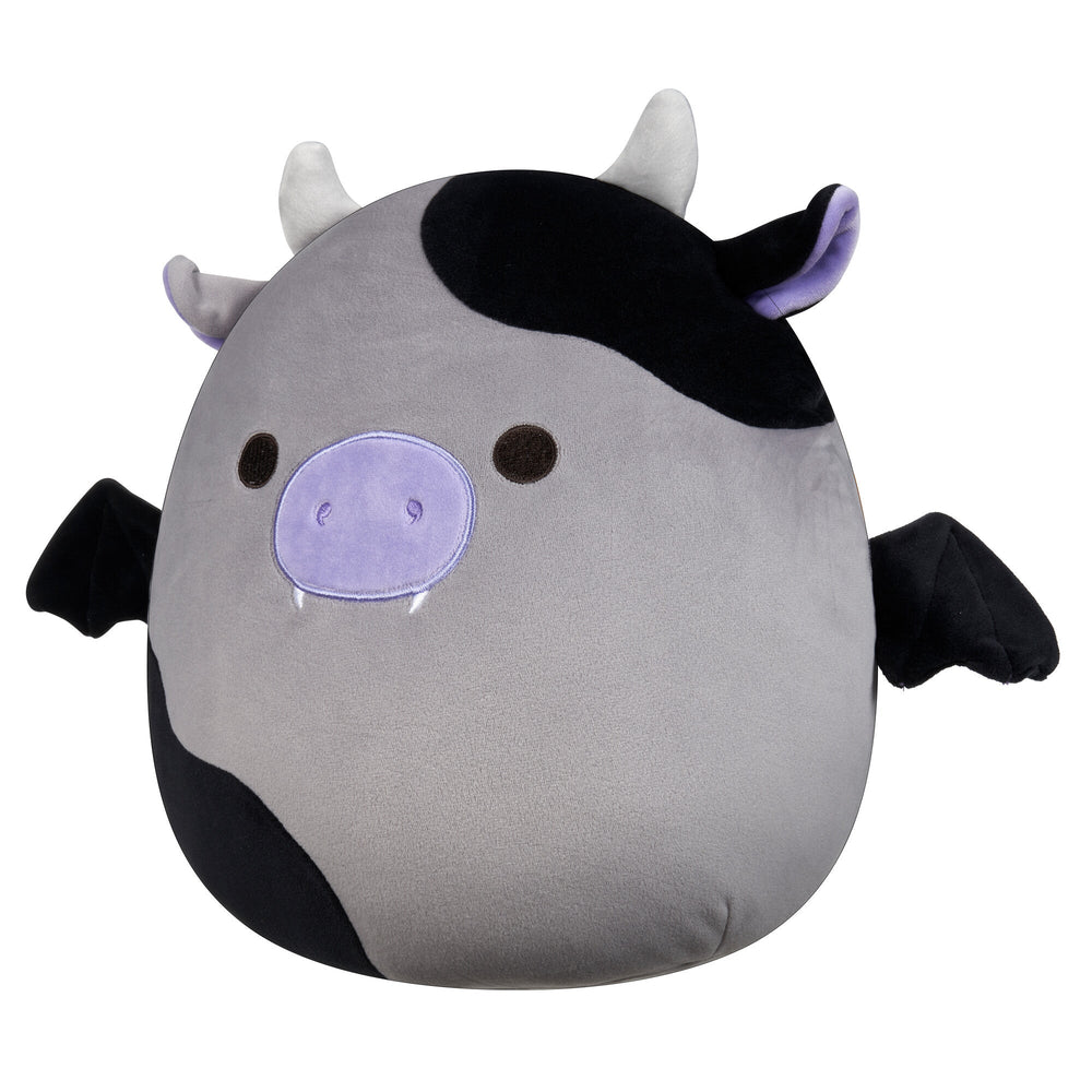 Squishmallows 12" Bridgette the Grey and Black Cow Bat | Jazwares / Squishmallows   Squad