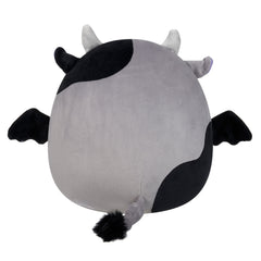 Squishmallows 12" Bridgette the Grey and Black Cow Bat | Jazwares / Squishmallows   Squad
