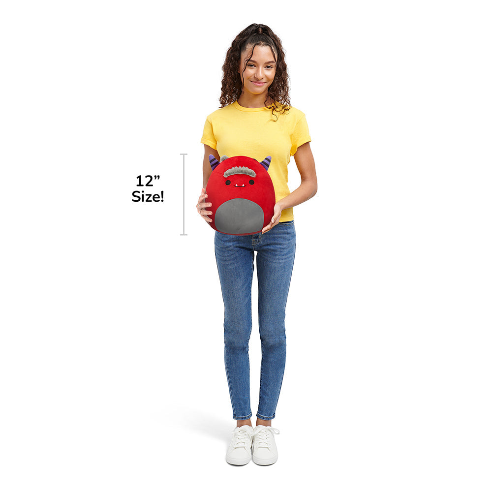 Squishmallows 12" Jeb the Burgundy Monster | Jazwares / Squishmallows   Squad