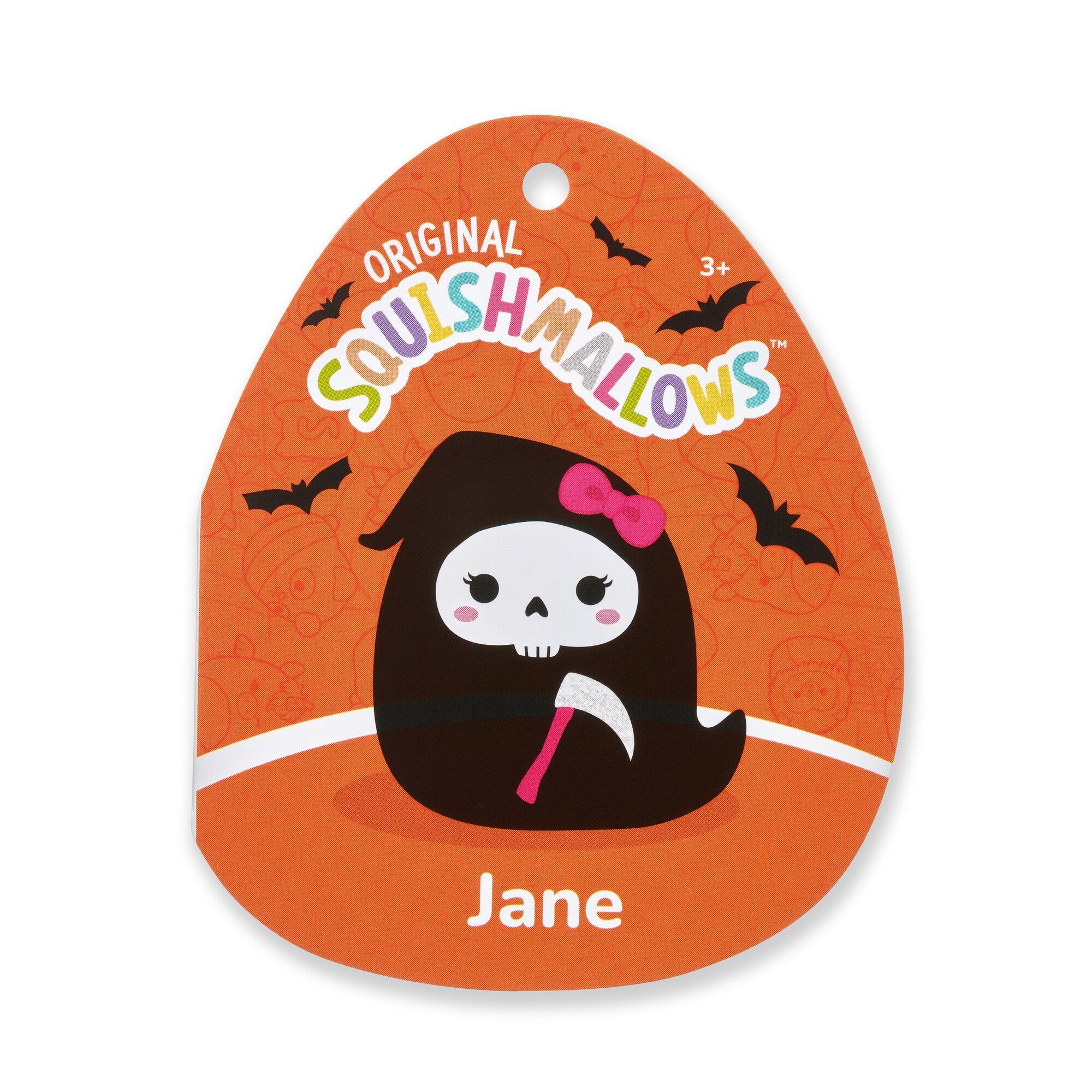 Squishmallows 8" Jane the Black Grim Reaper | Jazwares / Squishmallows   Squad
