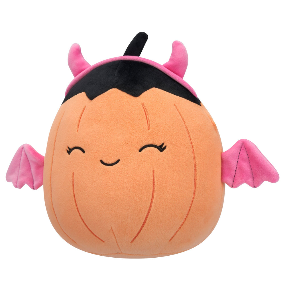 Squishmallows 8" Margie the Pastel Orange Pumpkin in Pink Devil Costume | Jazwares / Squishmallows   Squad