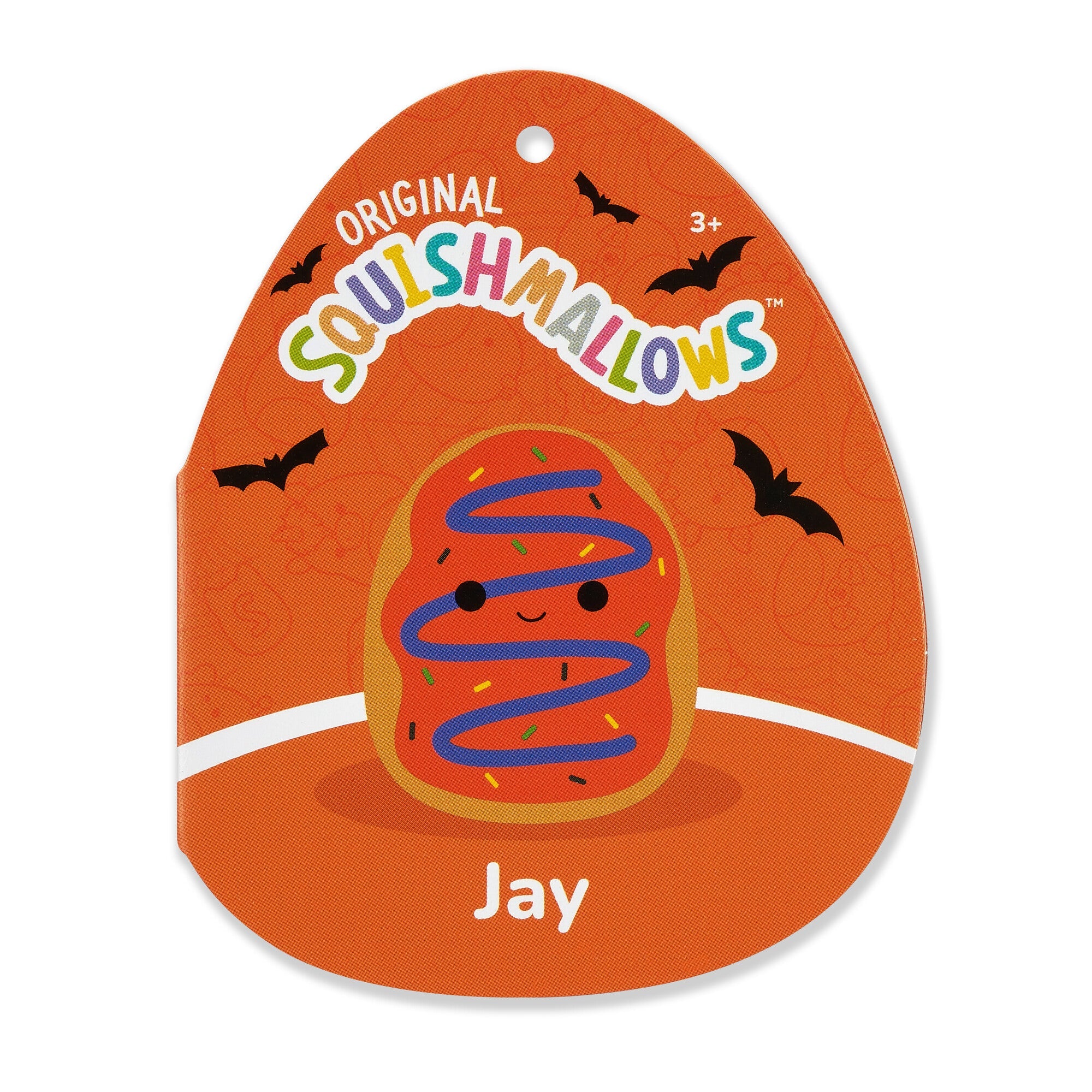 Squishmallows 5" Jay the Orange Frosted Donut | Jazwares / Squishmallows   Squad