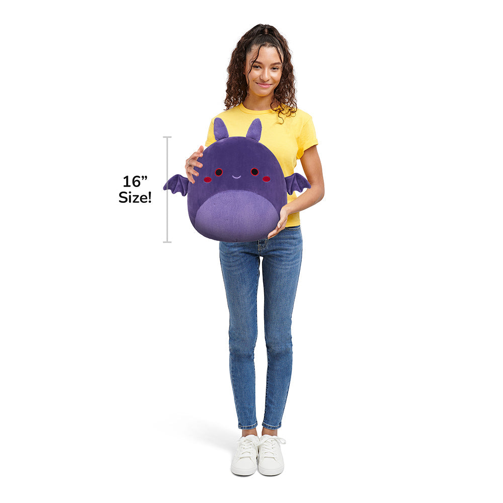 Squishmallows 16" Ringding the Dark Purple Mothman | Jazwares / Squishmallows   Category|  Squad