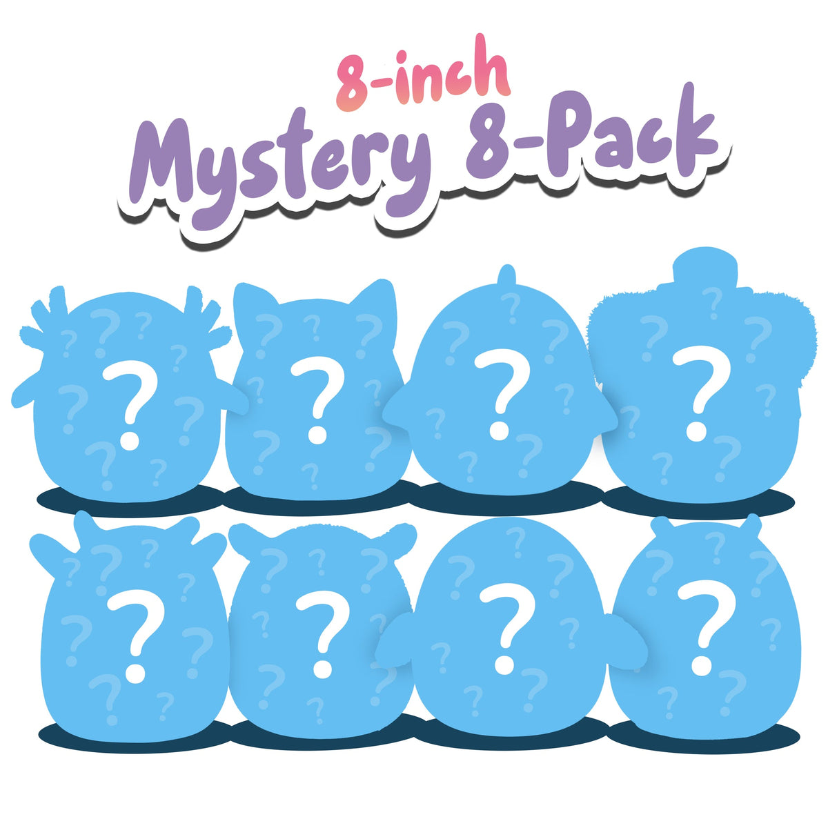 Squishmallows 8-Inch Mystery Plush 8 Pack | Jazwares / Squishmallows   Category