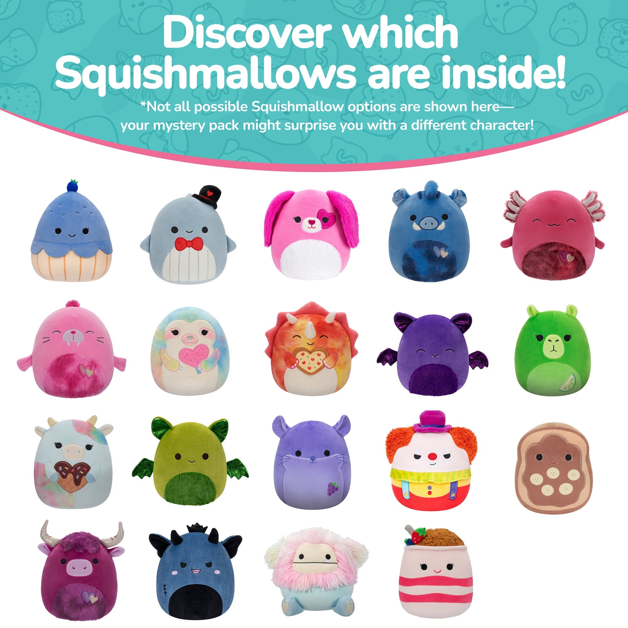 Squishmallows 8-Inch Mystery Plush 8 Pack | Jazwares / Squishmallows   Category