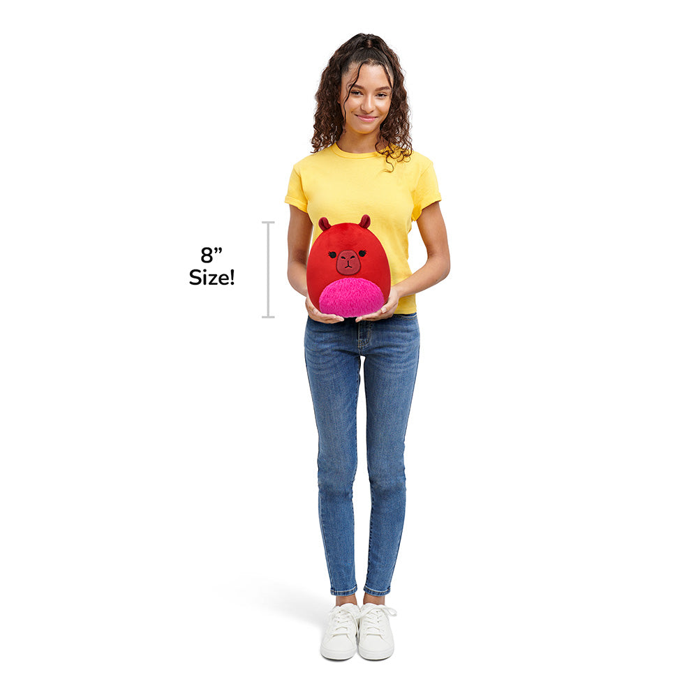 Squishmallows 8" Marcia the Maroon Capybara | Jazwares / Squishmallows   Squad