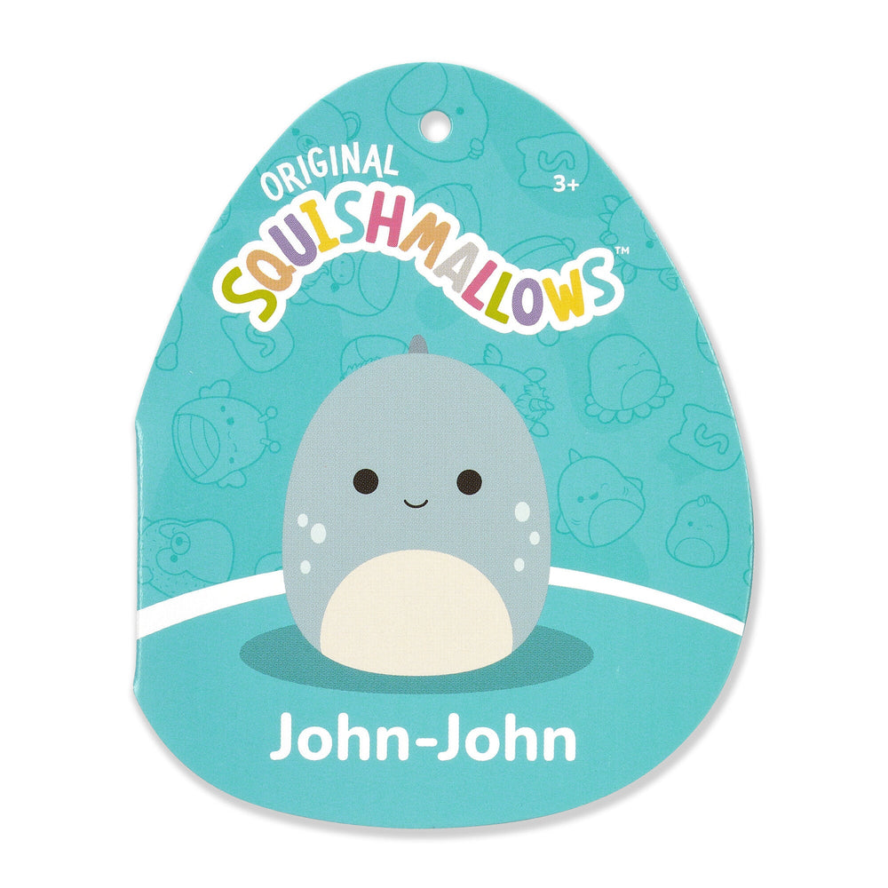 Squishmallows 16" John-John the Slate Blue Dino | Jazwares / Squishmallows   Squad