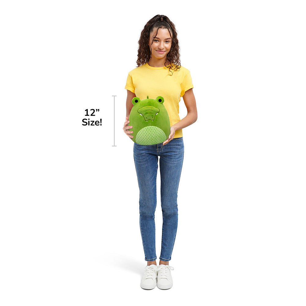 Squishmallows 12" Mopes the Green Alligator with Textured Belly | Jazwares / Squishmallows   Squad
