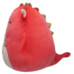 Squishmallows 12" Baiden the Red Dragon with Boba Drink | Jazwares / Squishmallows   Squad