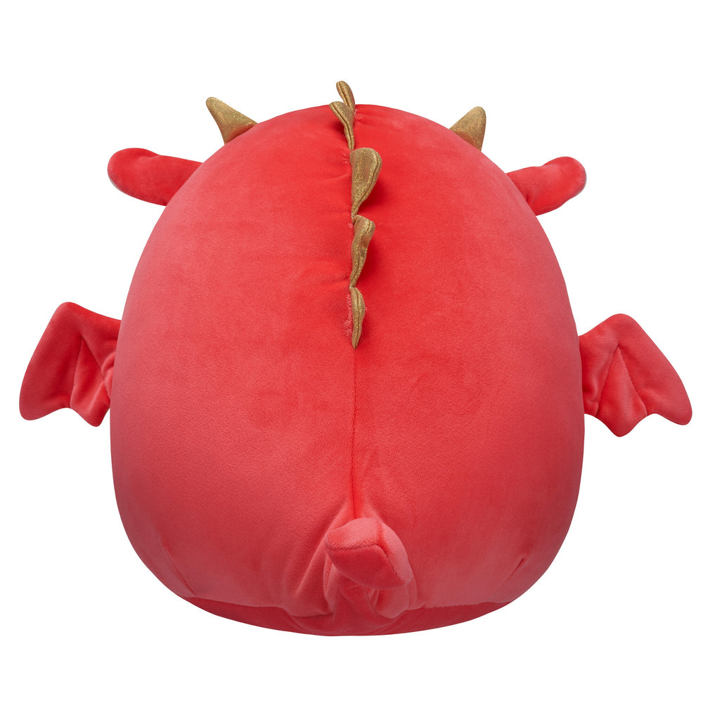 Squishmallows 12" Baiden the Red Dragon with Boba Drink | Jazwares / Squishmallows   Squad