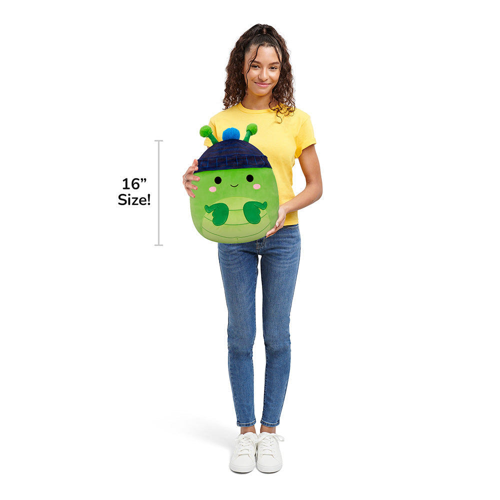 Squishmallows 16" Trenton the Praying Mantis with Beanie | Jazwares / Squishmallows   Squad