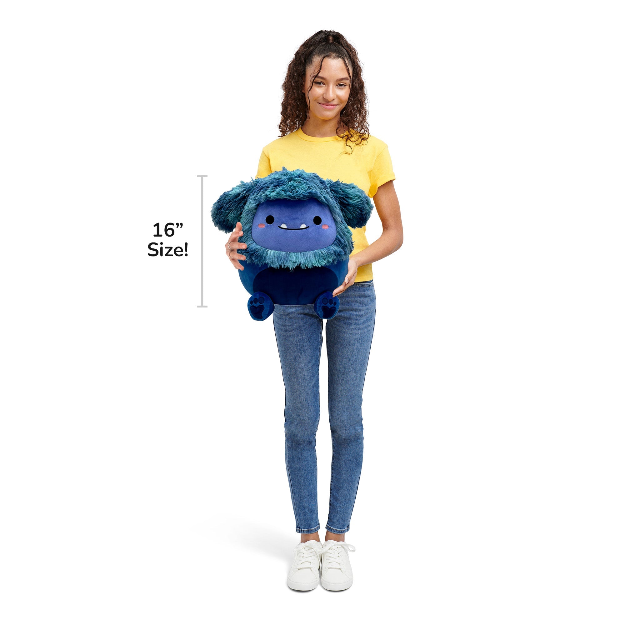 Squishmallows 16" Dani the Navy Blue Bigfoot | Jazwares / Squishmallows   Squad