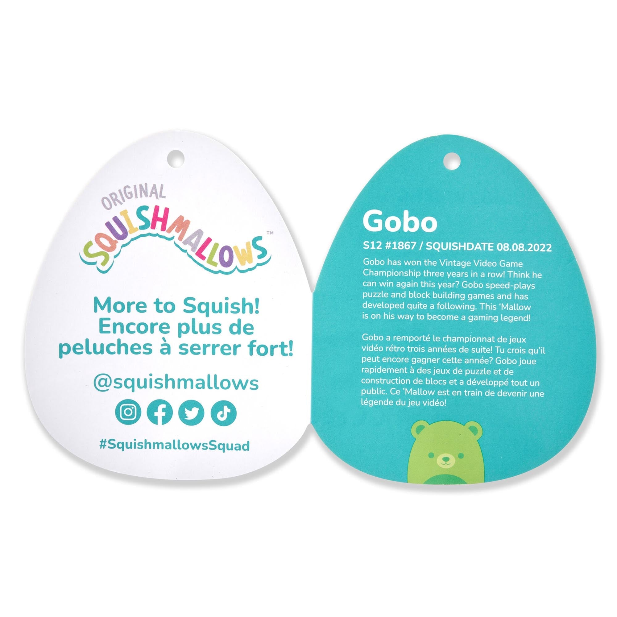 Squishmallows 12" Gobo the Neon Green Bear | Jazwares / Squishmallows   Squad