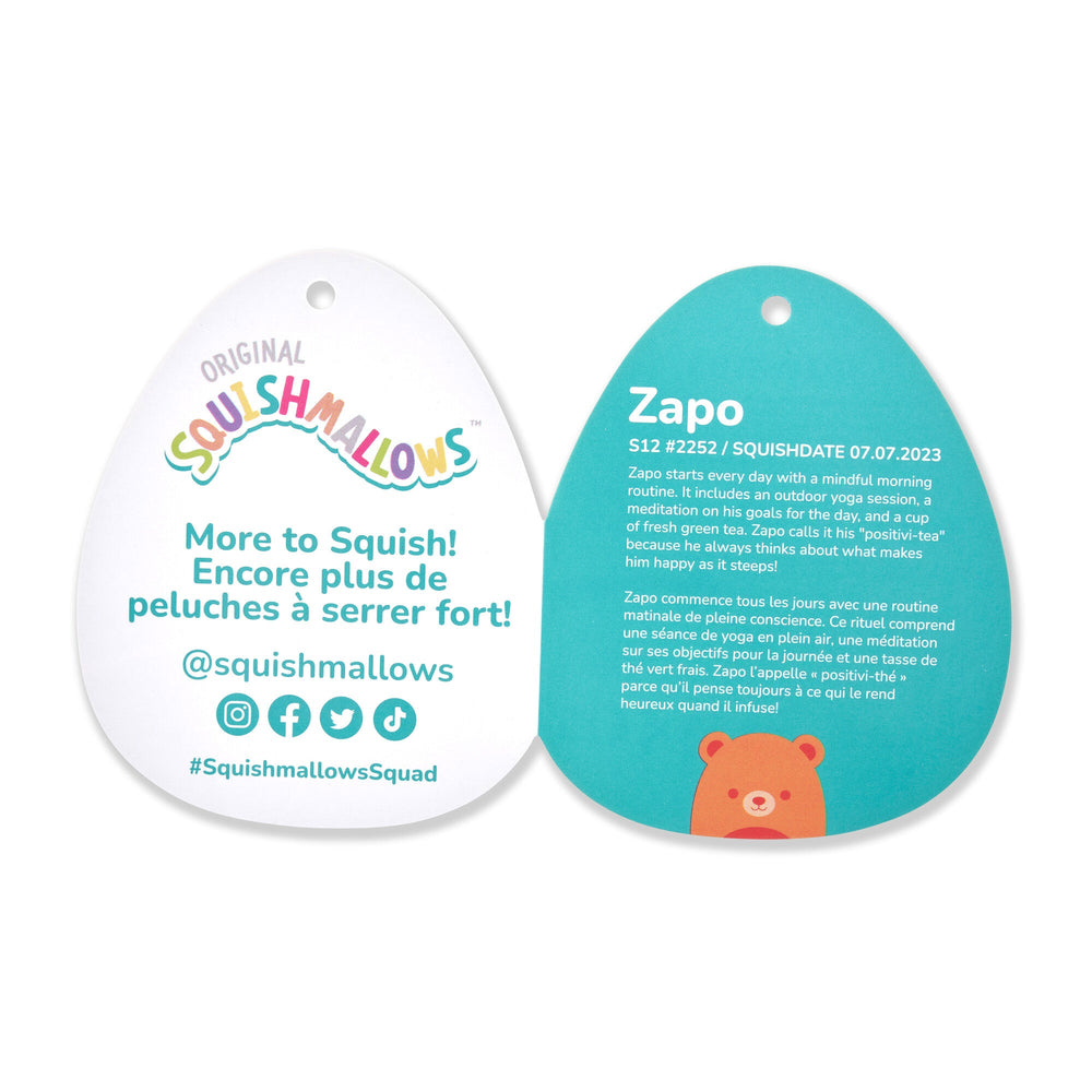 Squishmallows 12" Zapo the Neon Orange Bear | Jazwares / Squishmallows   Squad