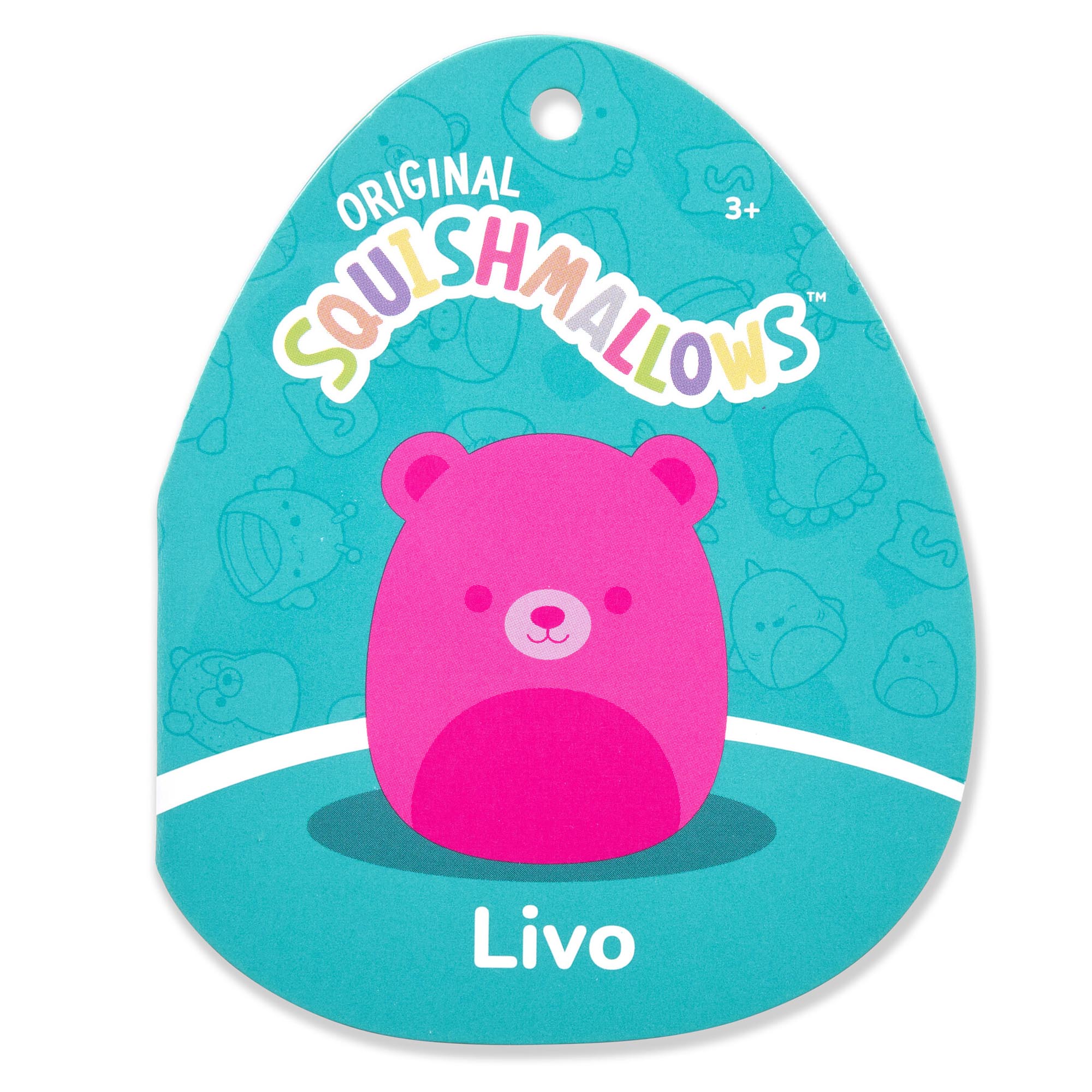 Squishmallows 12" Livo the Neon Pink Bear | Jazwares / Squishmallows   Squad