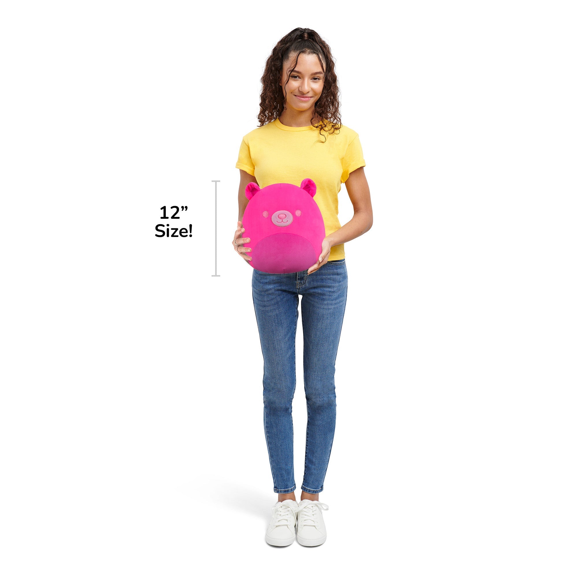 Squishmallows 12" Livo the Neon Pink Bear | Jazwares / Squishmallows   Squad