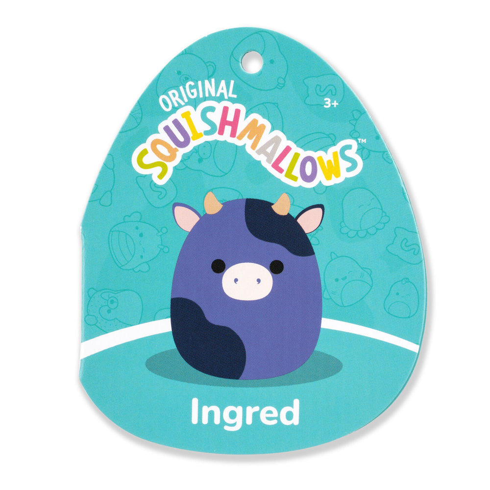 Squishmallows 8" Ingred the Purple and Black Spotted Cow | Jazwares / Squishmallows   Squad