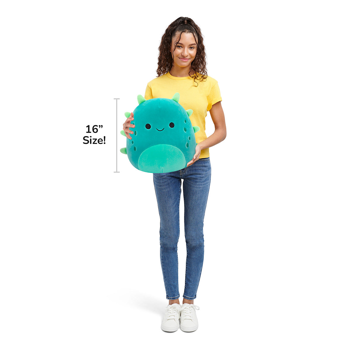 Squishmallows 16" Wasabi the Green Sea Cucumber | Jazwares / Squishmallows   Squad