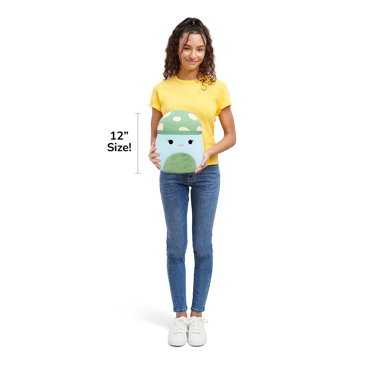 Squishmallows 12-Inch Bo Lynn the Teal Spotted Mushroom | Jazwares / Squishmallows   Squad