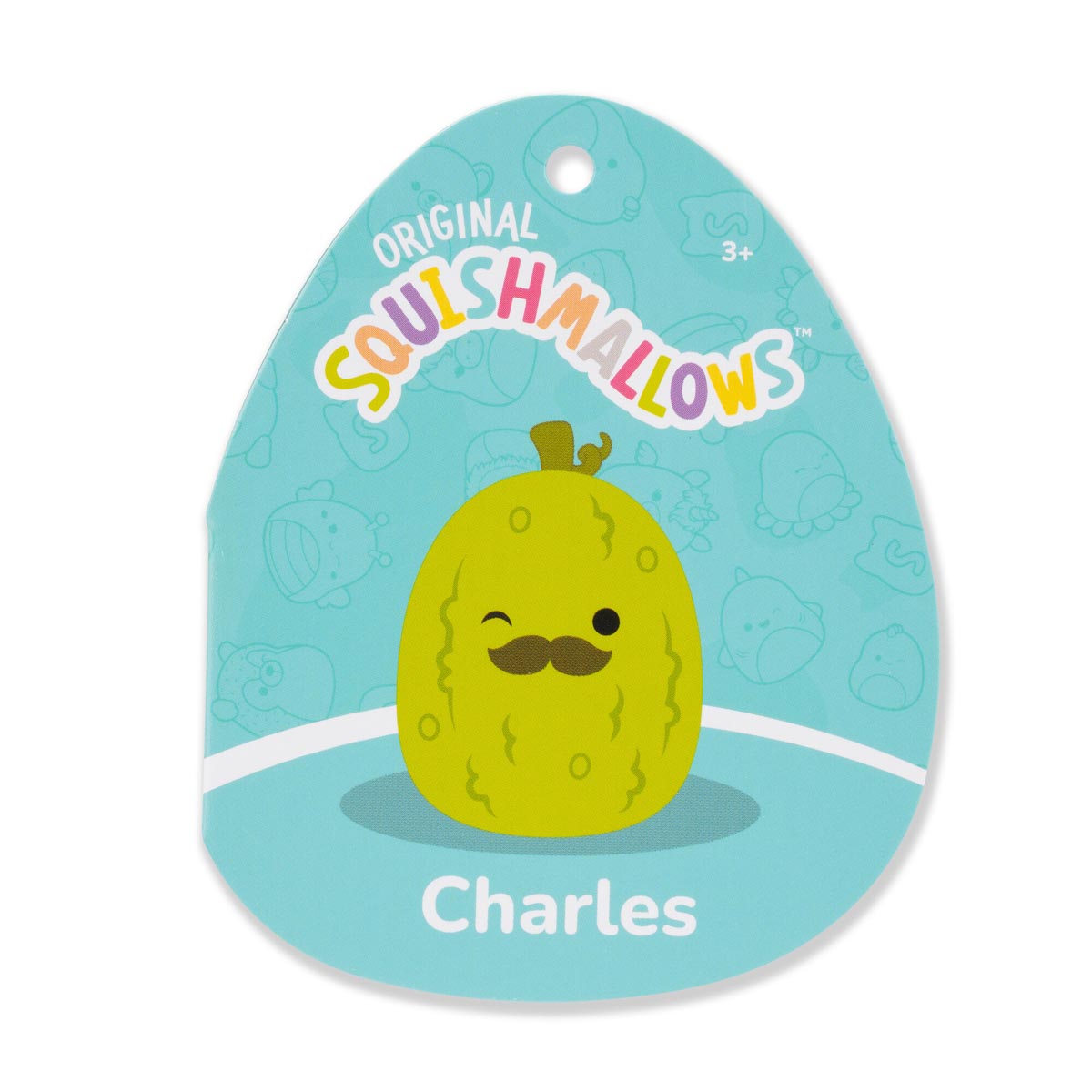 Squishmallows 24-Inch Charles the Pickle with Mustache | Jazwares / Squishmallows   Category|  Squad