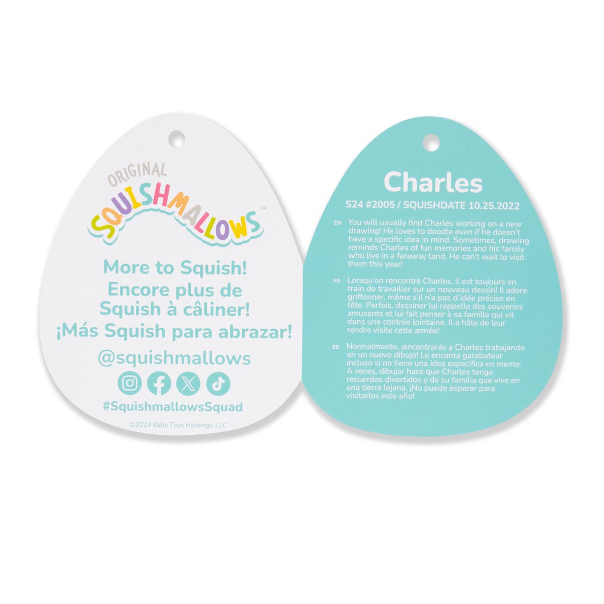 Squishmallows 24-Inch Charles the Pickle with Mustache | Jazwares / Squishmallows   Category|  Squad