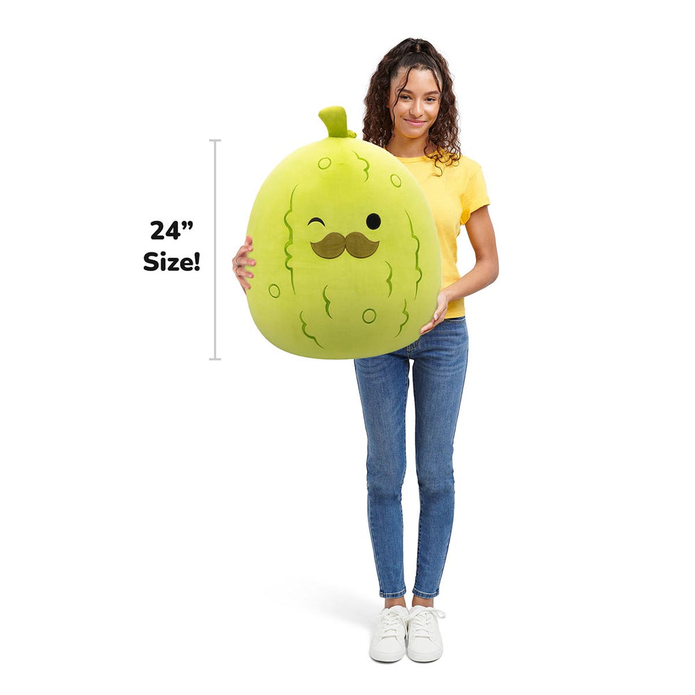Squishmallows 24-Inch Charles the Pickle with Mustache | Jazwares / Squishmallows   Category|  Squad