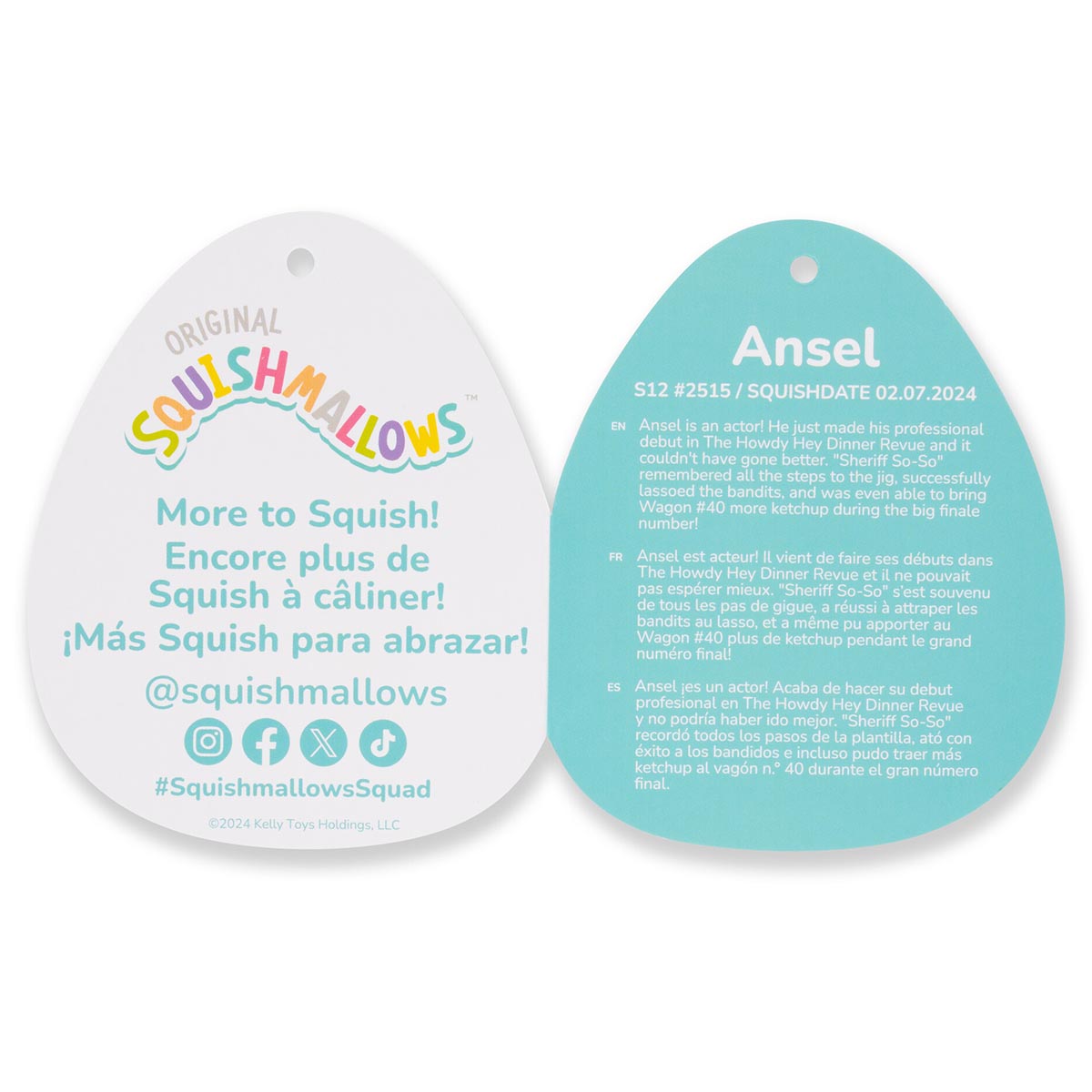 Squishmallows 12" Ansel the Potato Chips | Jazwares / Squishmallows   Squad