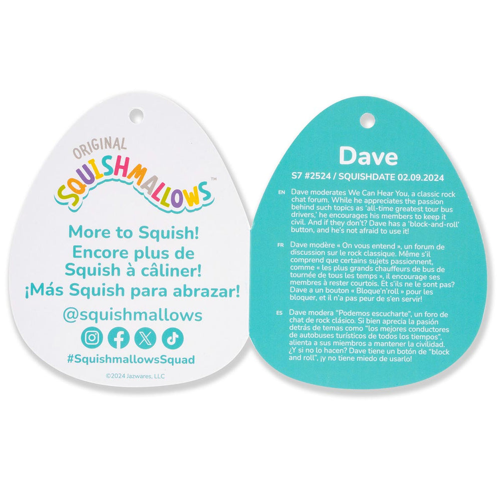 Squishmallows Dave the Plum Bison | Jazwares / Squishmallows   Squad