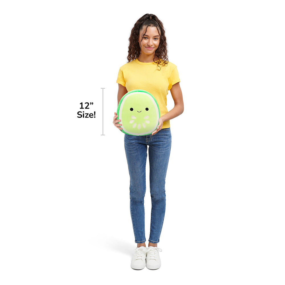 Squishmallows 12" Carmichael the Green Cucumber Slice | Jazwares / Squishmallows   Squad