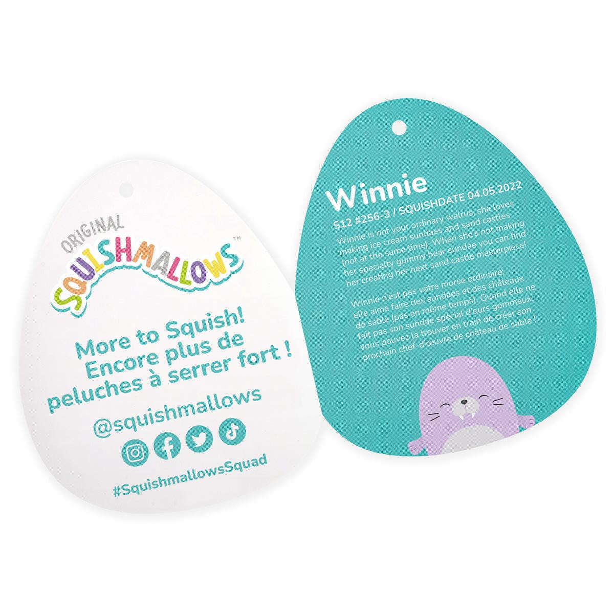 Squishmallows 12" Winnie the Purple Walrus | Jazwares / Squishmallows   Squad