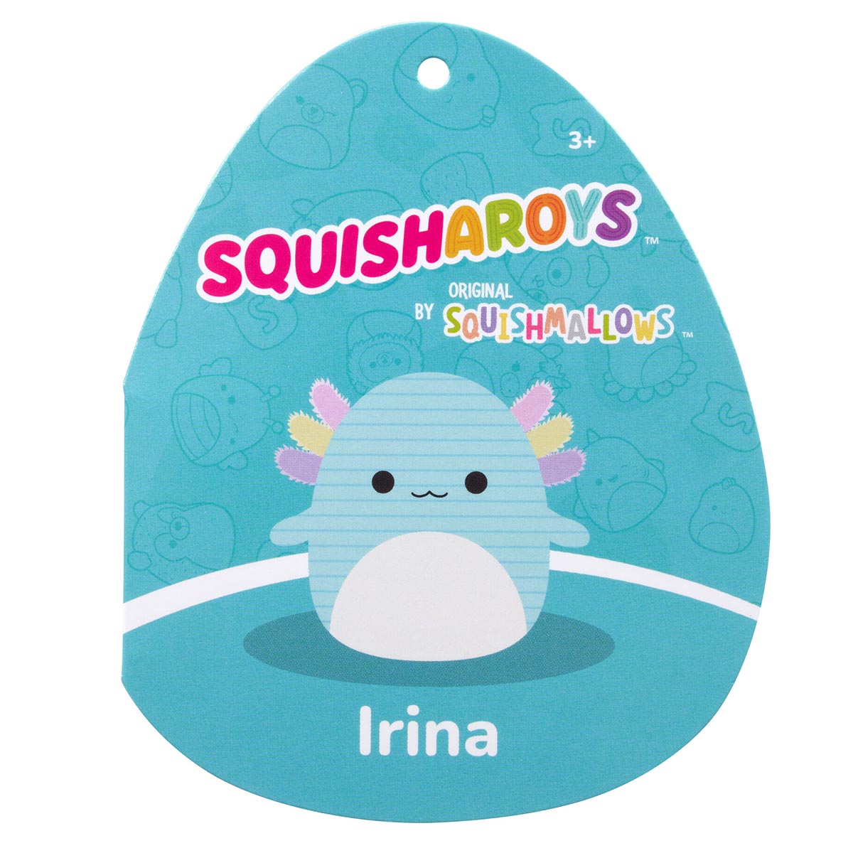 Squishmallows 8" Irina the Teal Corduroy Axolotl | Jazwares / Squishmallows   Squad