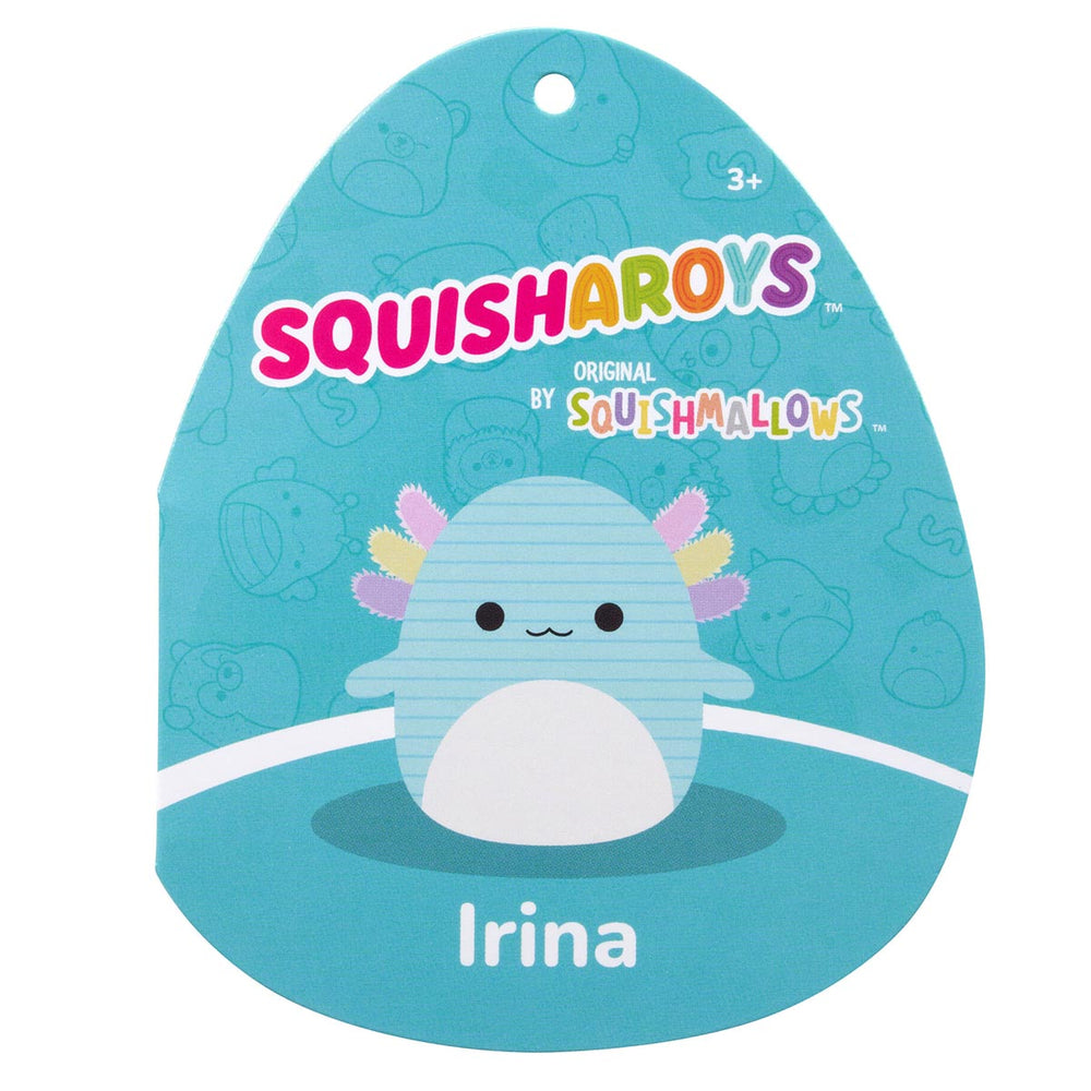 Squishmallows 8" Irina the Teal Corduroy Axolotl | Jazwares / Squishmallows   Squad