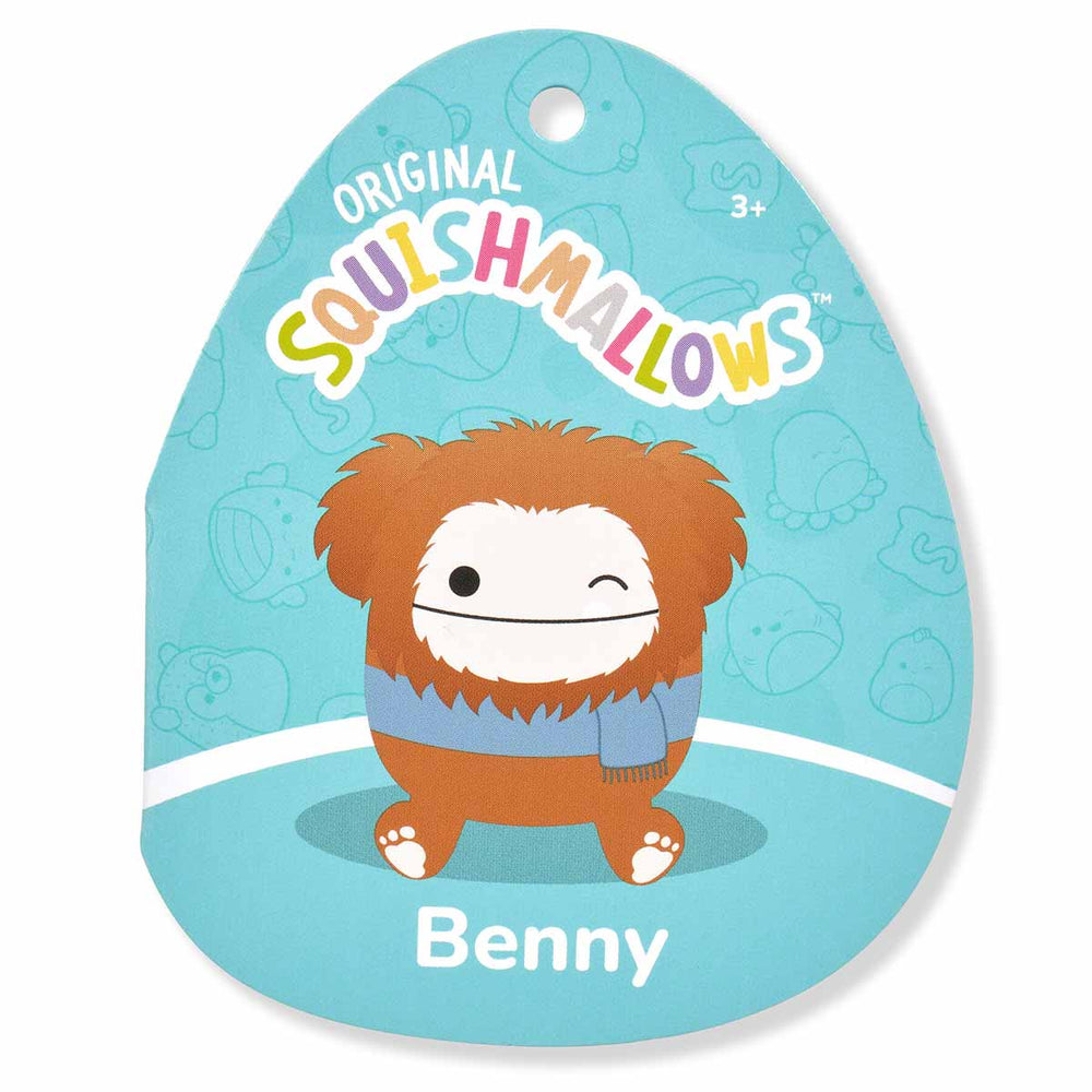 Squishmallows 12" Benny the Bigfoot With Scarf | Jazwares / Squishmallows   Squad